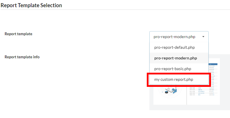 Pro Reports extension overview 13